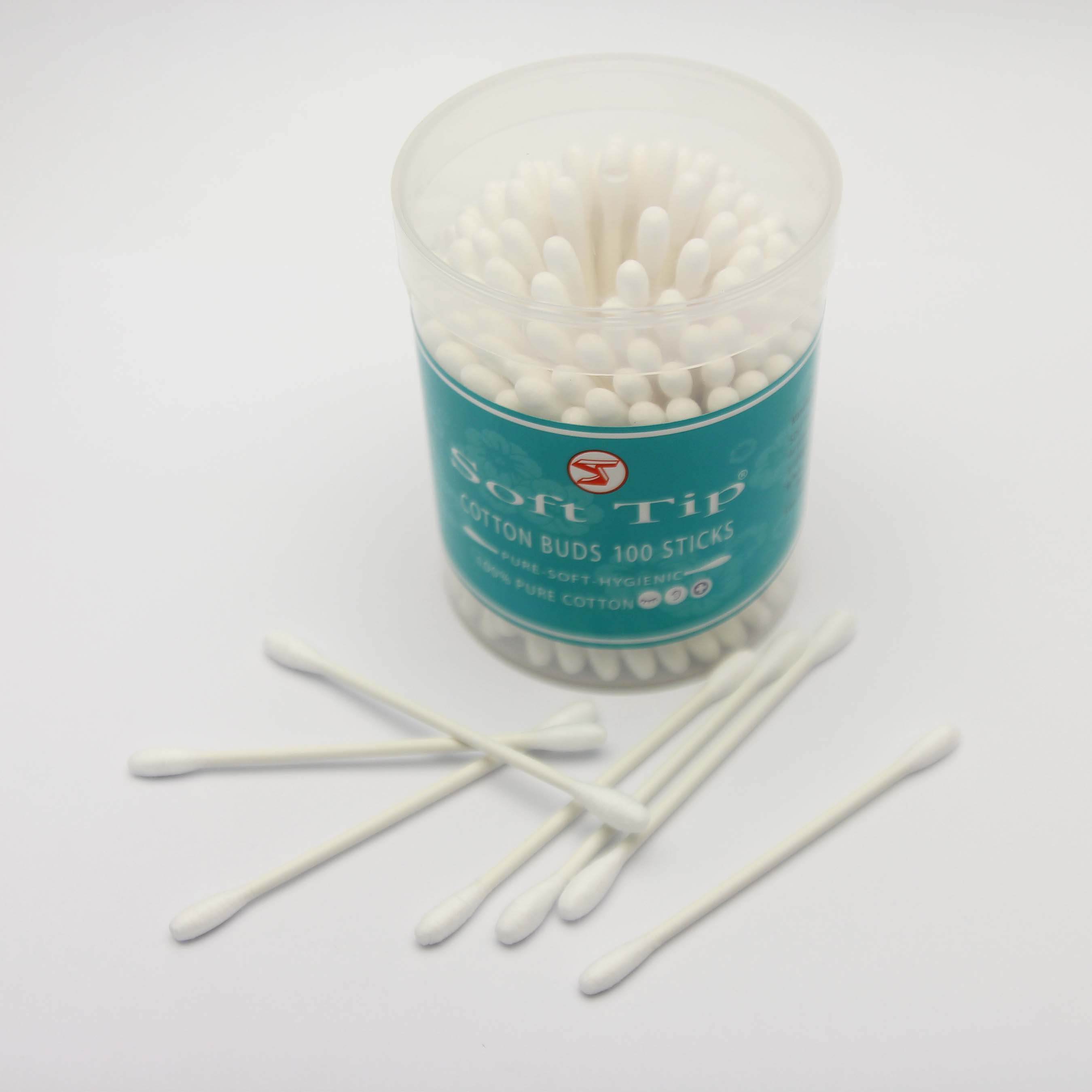 Soft Tip Spiral Tips Paper Stick 100